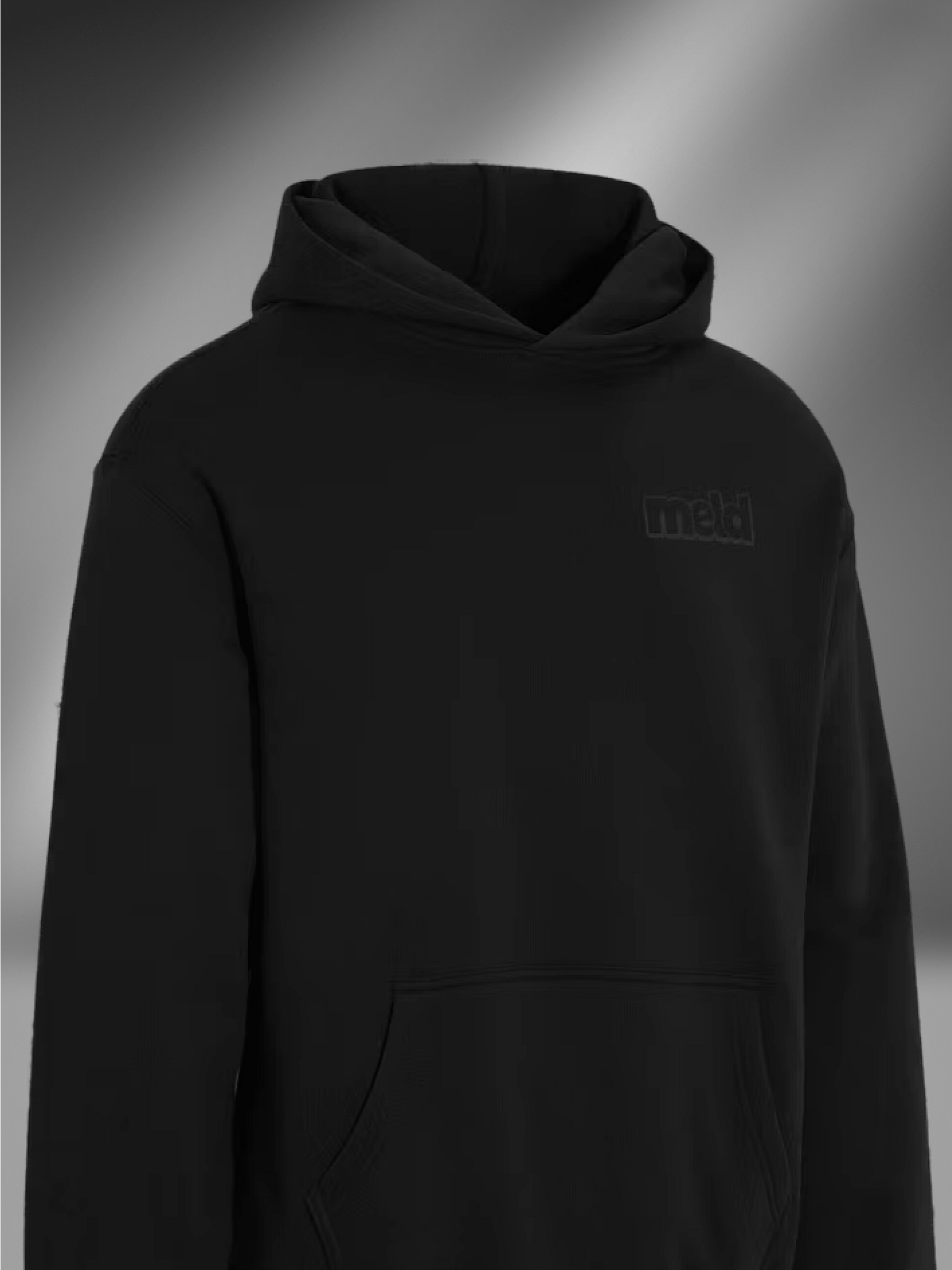 Monochrome Black Hoodie product image (3)
