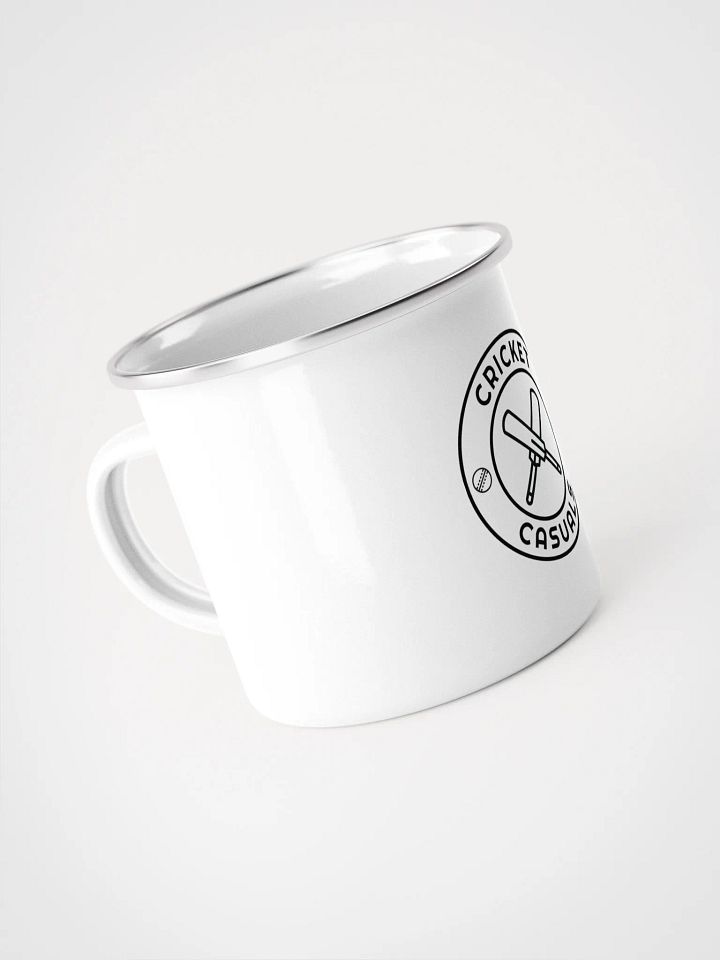 Cricket Casuals Enamel Mug - White product image (2)