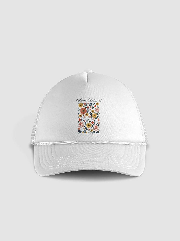Floral Dreams Foam Trucker Hat product image (1)