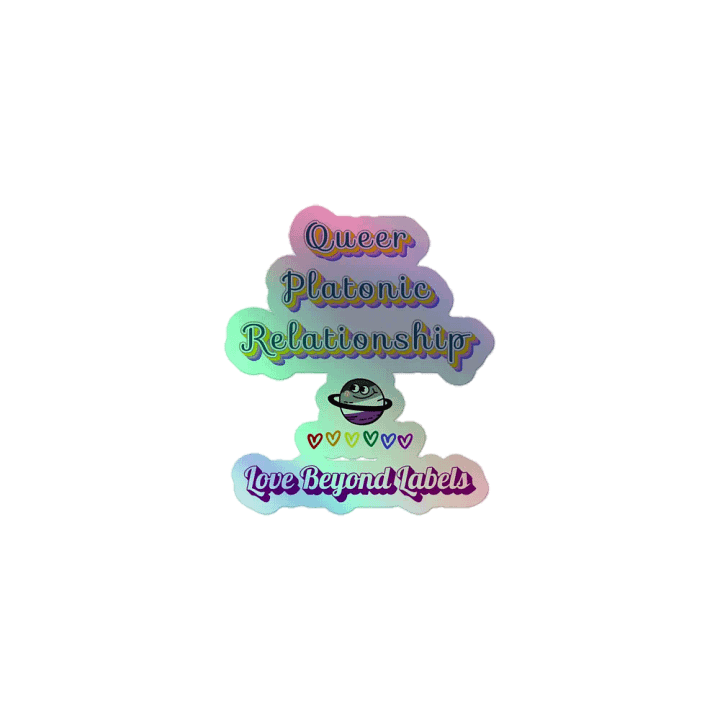 Queer Platonic Relationship LBL - Sticker product image (1)