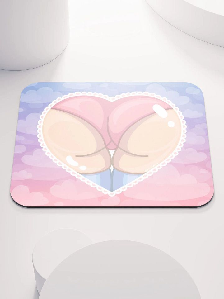 Heart Booty Mousepad product image (1)
