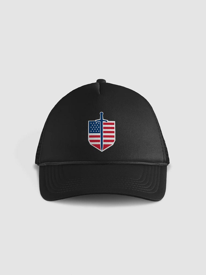 Flag Logo Foam Trucker Hat product image (1)