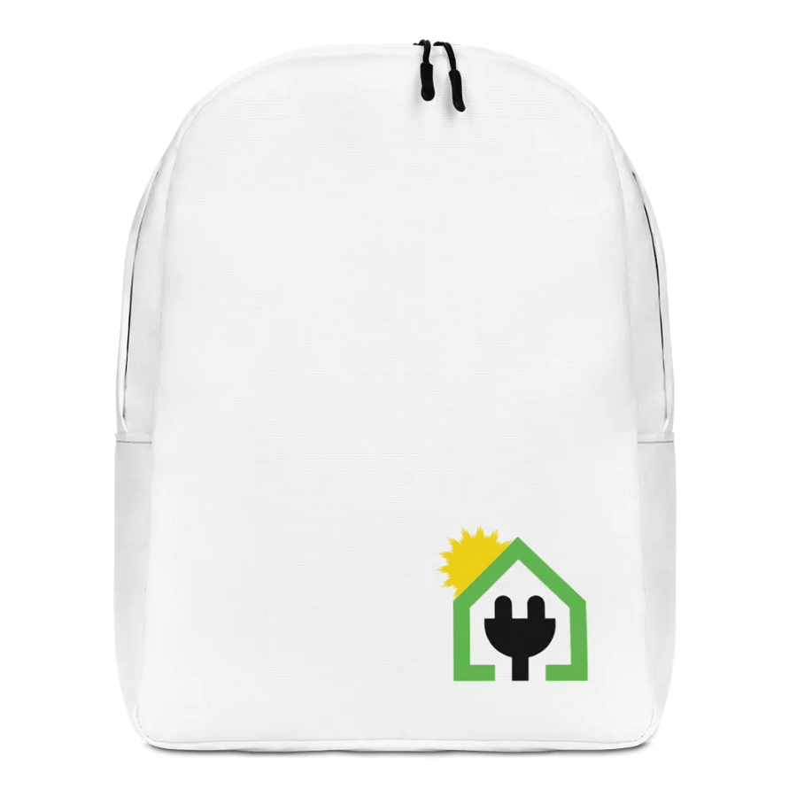 Plug It In Solar High-Quality Minimalist Backpack product image (1)