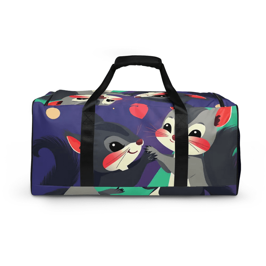 Whimsical Squirrel Adventure Duffle Bag product image (4)