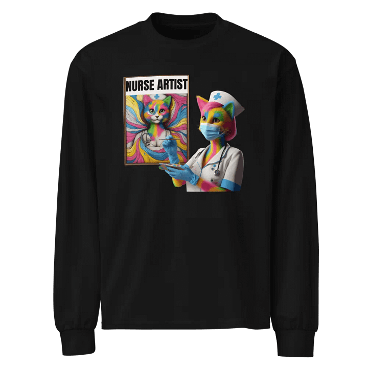 Nurse Artist Vibes Long Sleeve Shirt product image (1)
