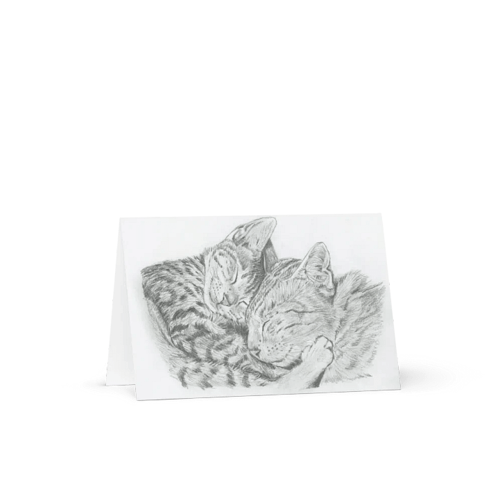 Greetings Card - Kitty Cuddles product image (1)