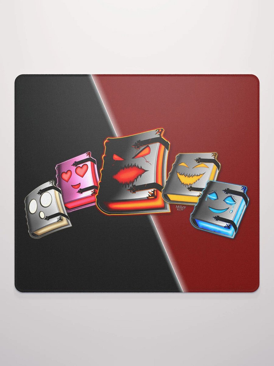 Emotionally Booked Gaming Mouse Pad - 18″×16″, 36″×18″ product image (3)