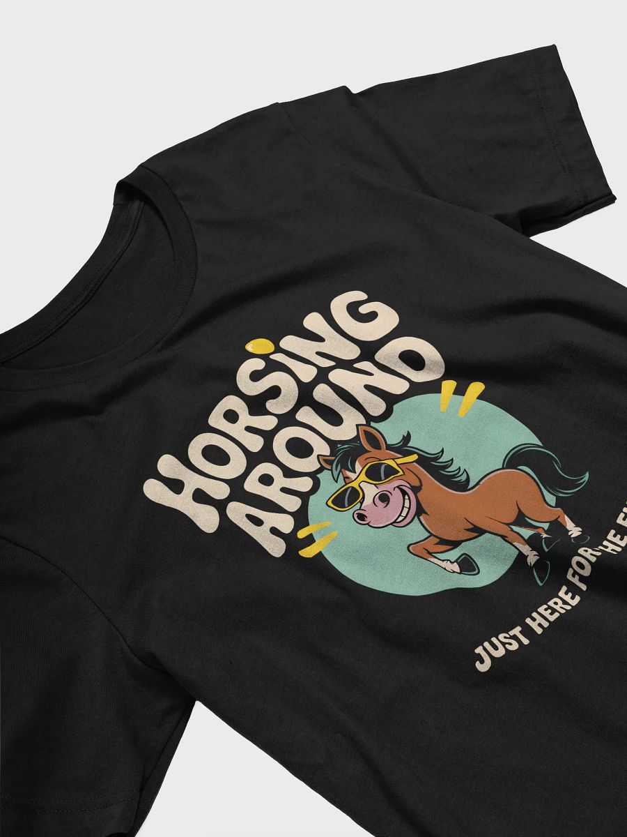 Horsing Around Tee | Whimsical Fun Graphic Design product image (3)