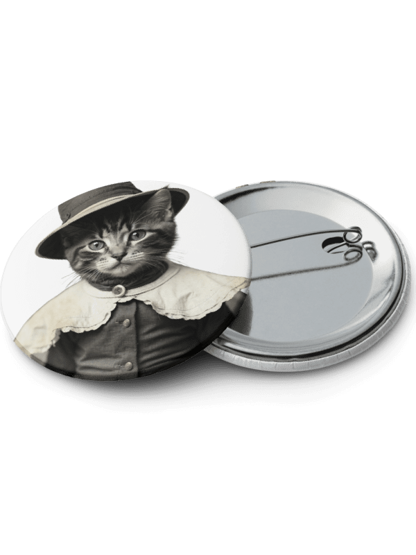 Vintage Cats Glossy Pin Button Collection product image (3)