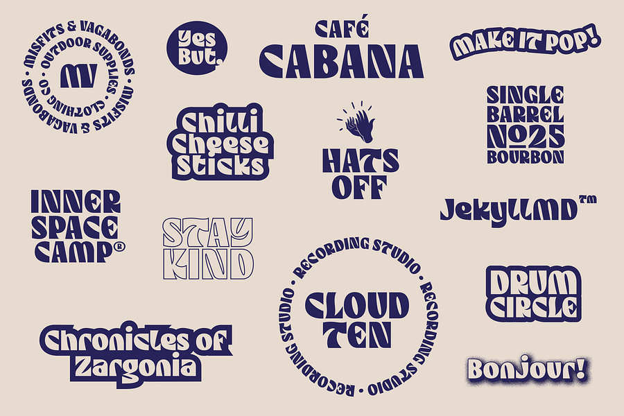 Chuckl | A Bold Display Typeface product image (3)