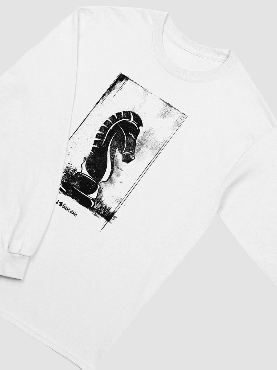 Grunge Chess: Knight's Steed long-sleeve shirt product image (3)