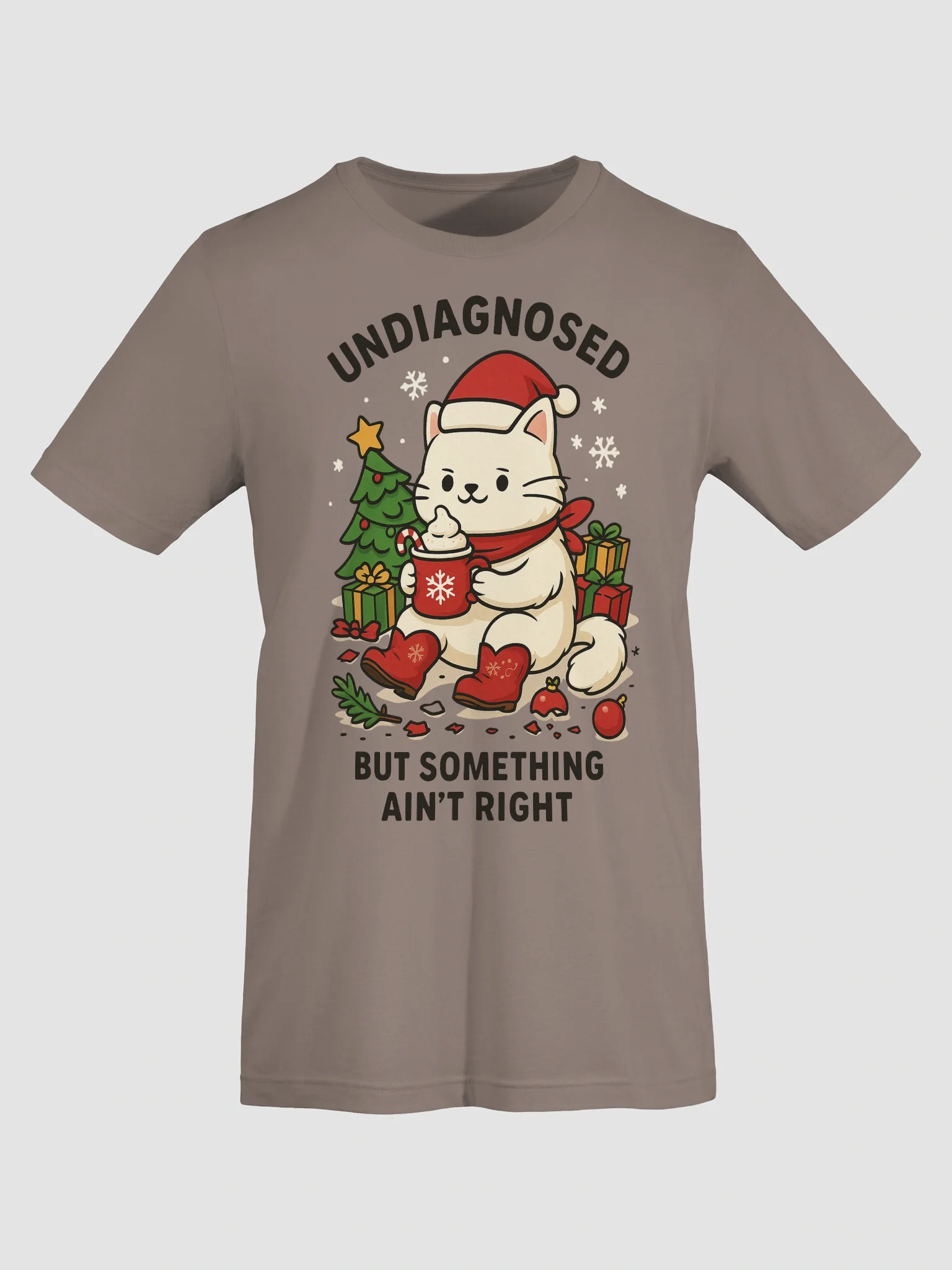Christmas Cat Undiagnosed T-Shirt product image (19)