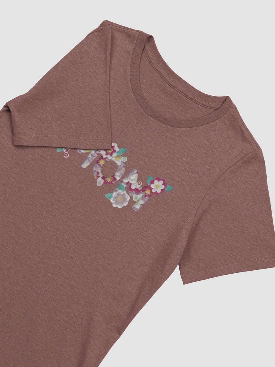 Women's Supersoft Relaxed-fit T-Shirt MOM Flower Lettering product image (7)
