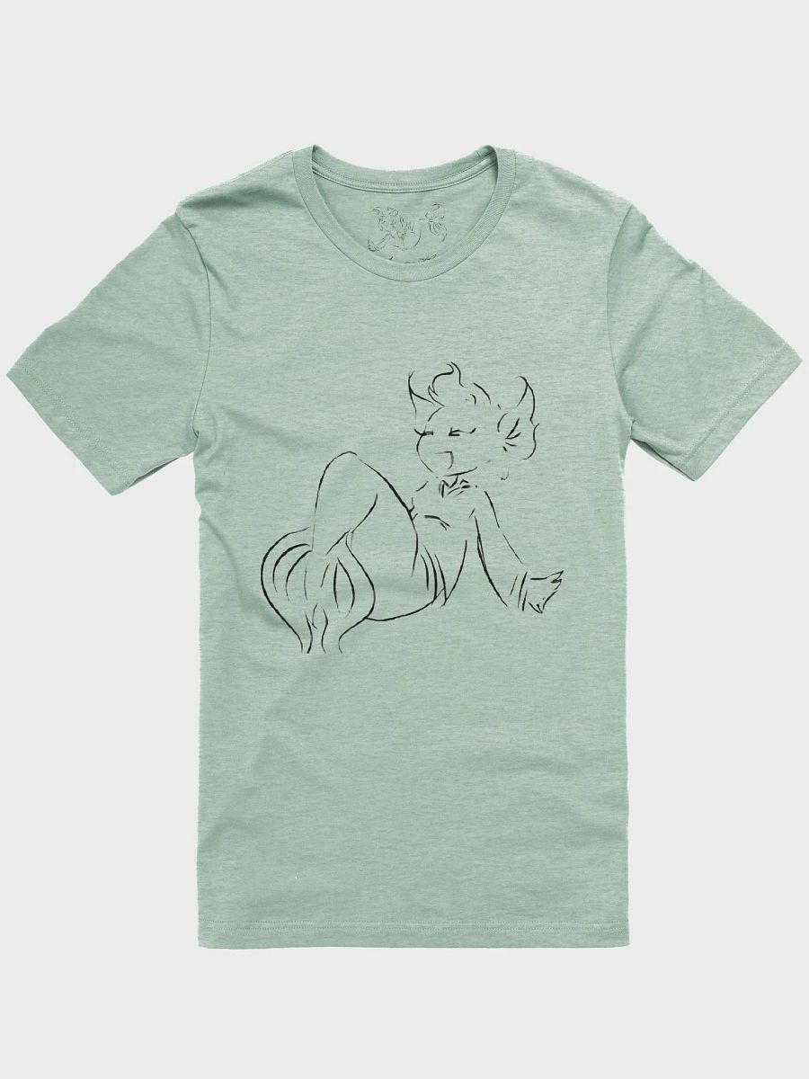Mermaid Black Outline, T-Shirt product image (4)