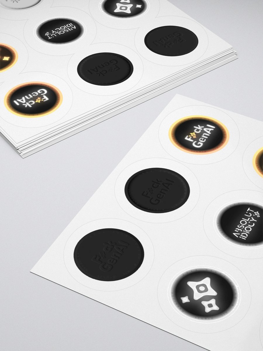 Absolut Idiocy Kiss-Cut Sticker Set #0 (On White) product image (11)