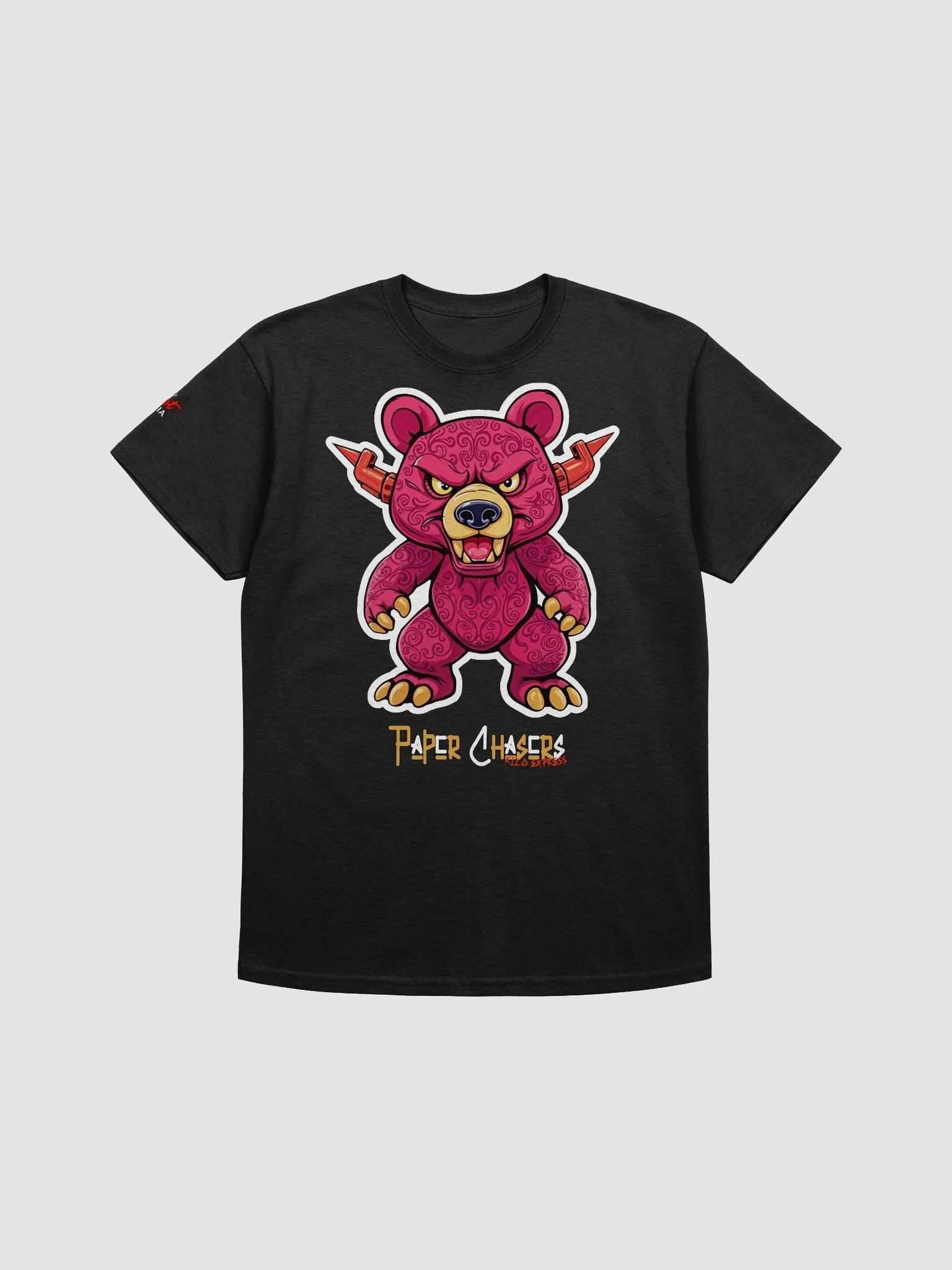 Kilo Express - Paper Chasers Bio Hot Pink Bear Tee product image (1)