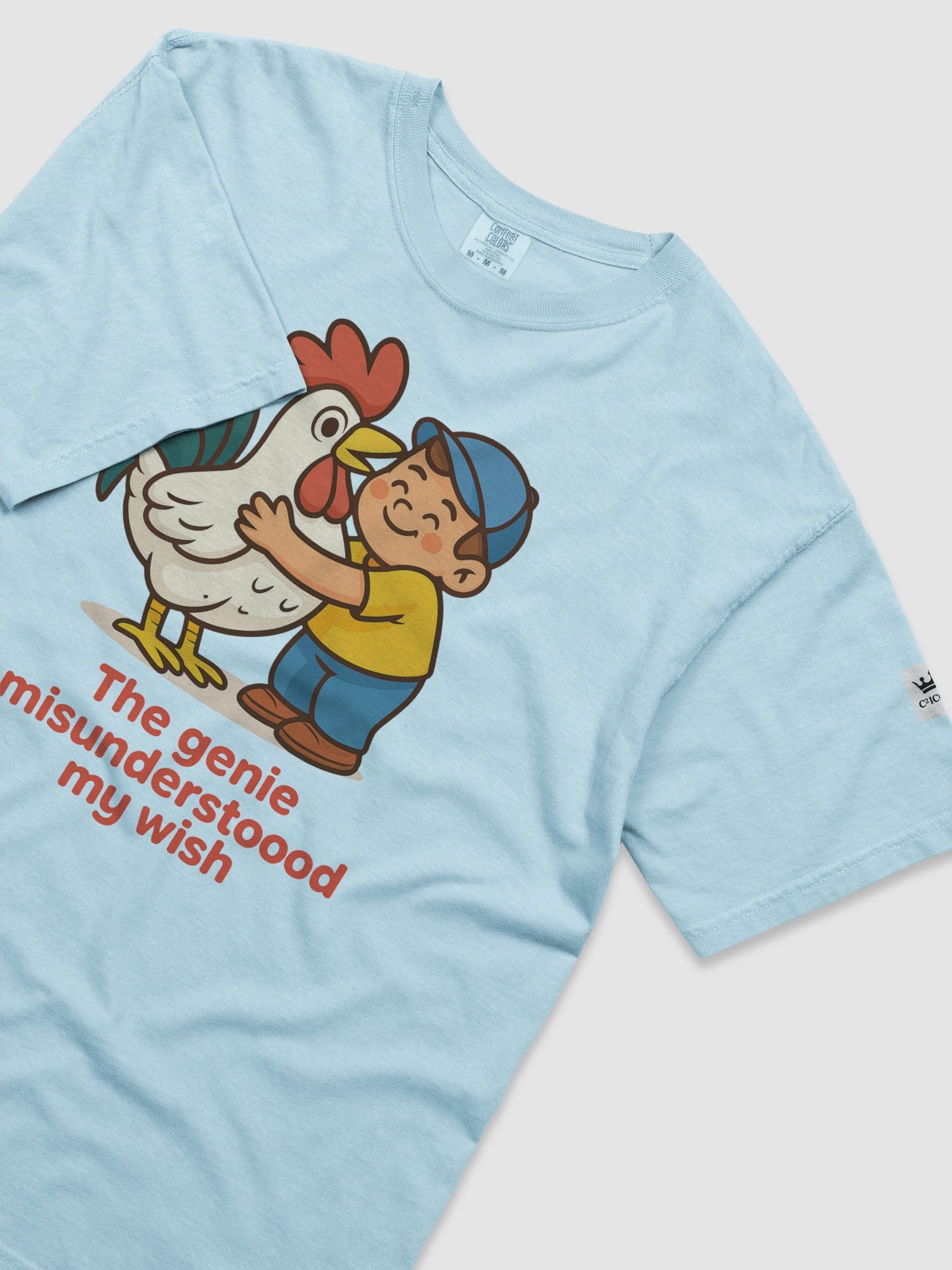 The Genie Misunderstood My Wish Graphic T-Shirt – Funny Unisex Statement Tee product image (38)