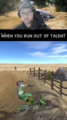 Ran out of skill on this one 🤣 At least the dismount was graceful! #mxbikes #motocross #simracing @mxbikes.thegame