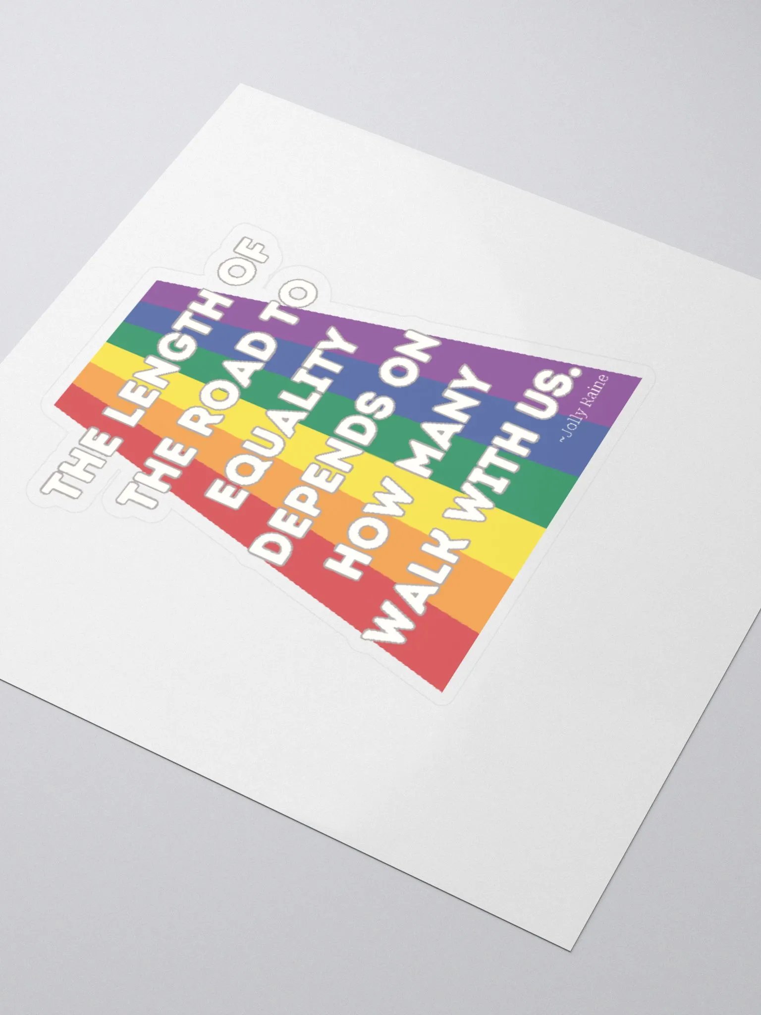 Unity Walk Kiss Cut Stickers product image (9)