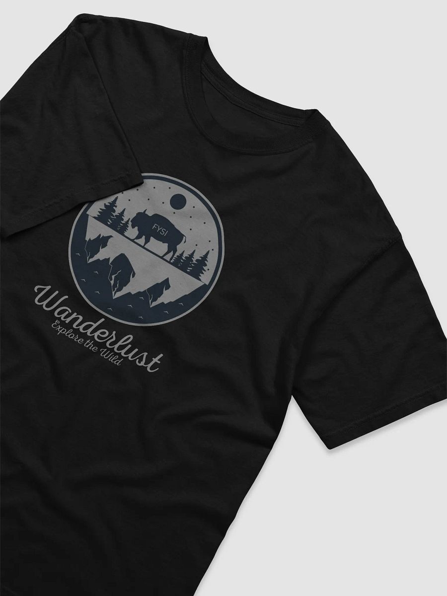 Wanderlust cotton T-shirt product image (3)