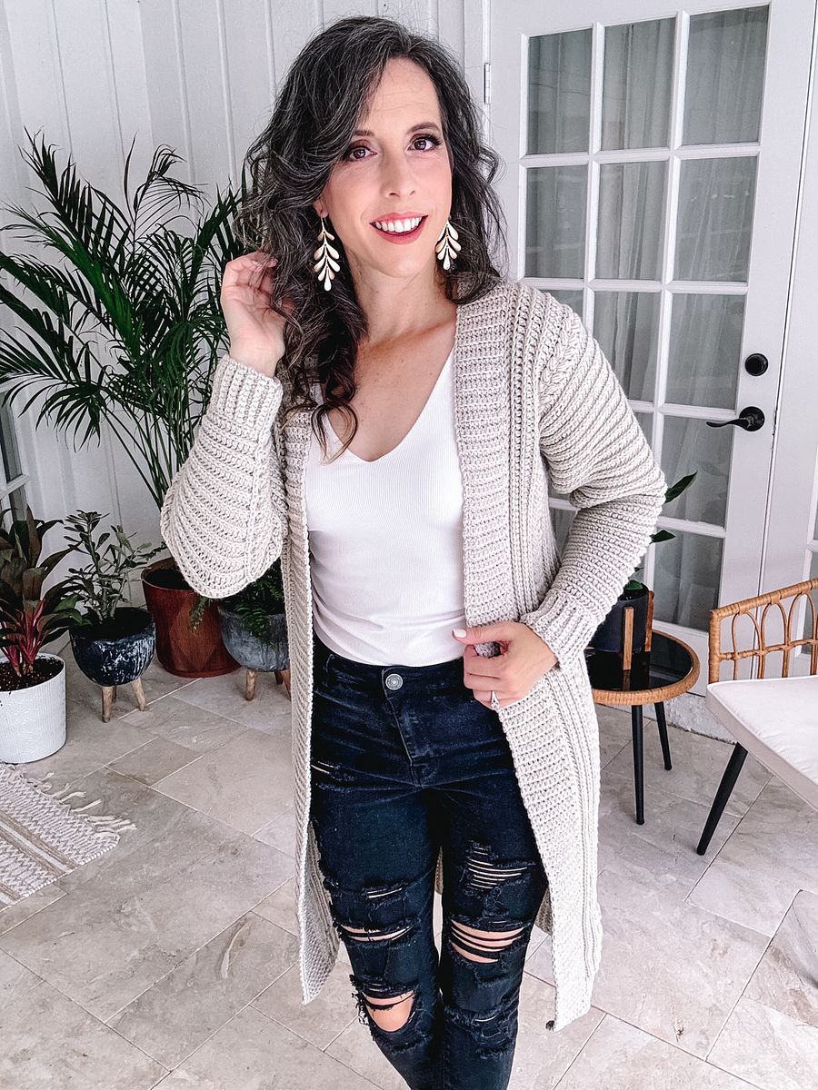 Autumn Wheat Crochet Cardigan Pattern (9 sizes) product image (3)