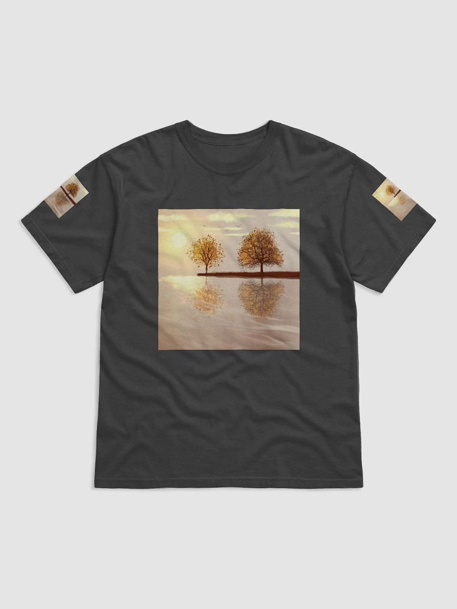 Men’s T-Shirt - Tree Diagram - Screen Printed Nature Themed Men’s/Unisex T-Shirt | Heather Gray product image (1)