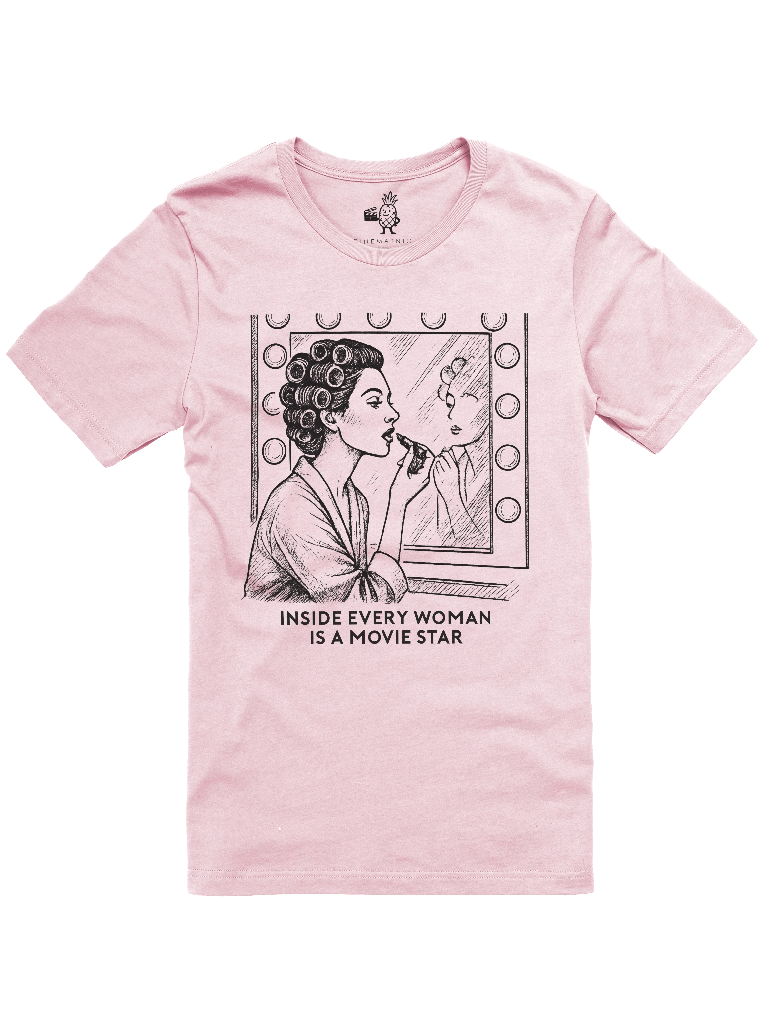 Movie Star in the Makeup Mirror Unisex T-Shirt product image (2)