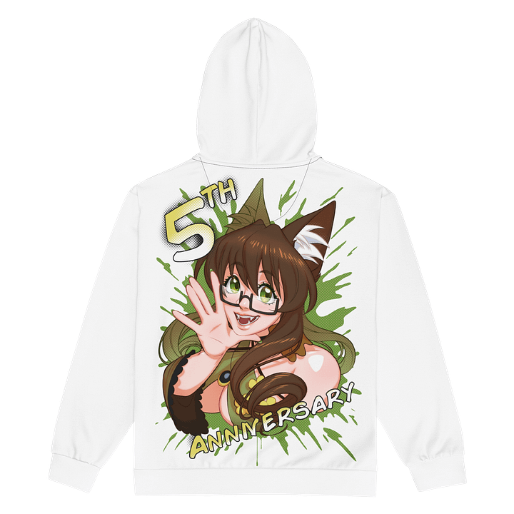 Fifth Year Anniversary Zip up Hoodie product image (2)
