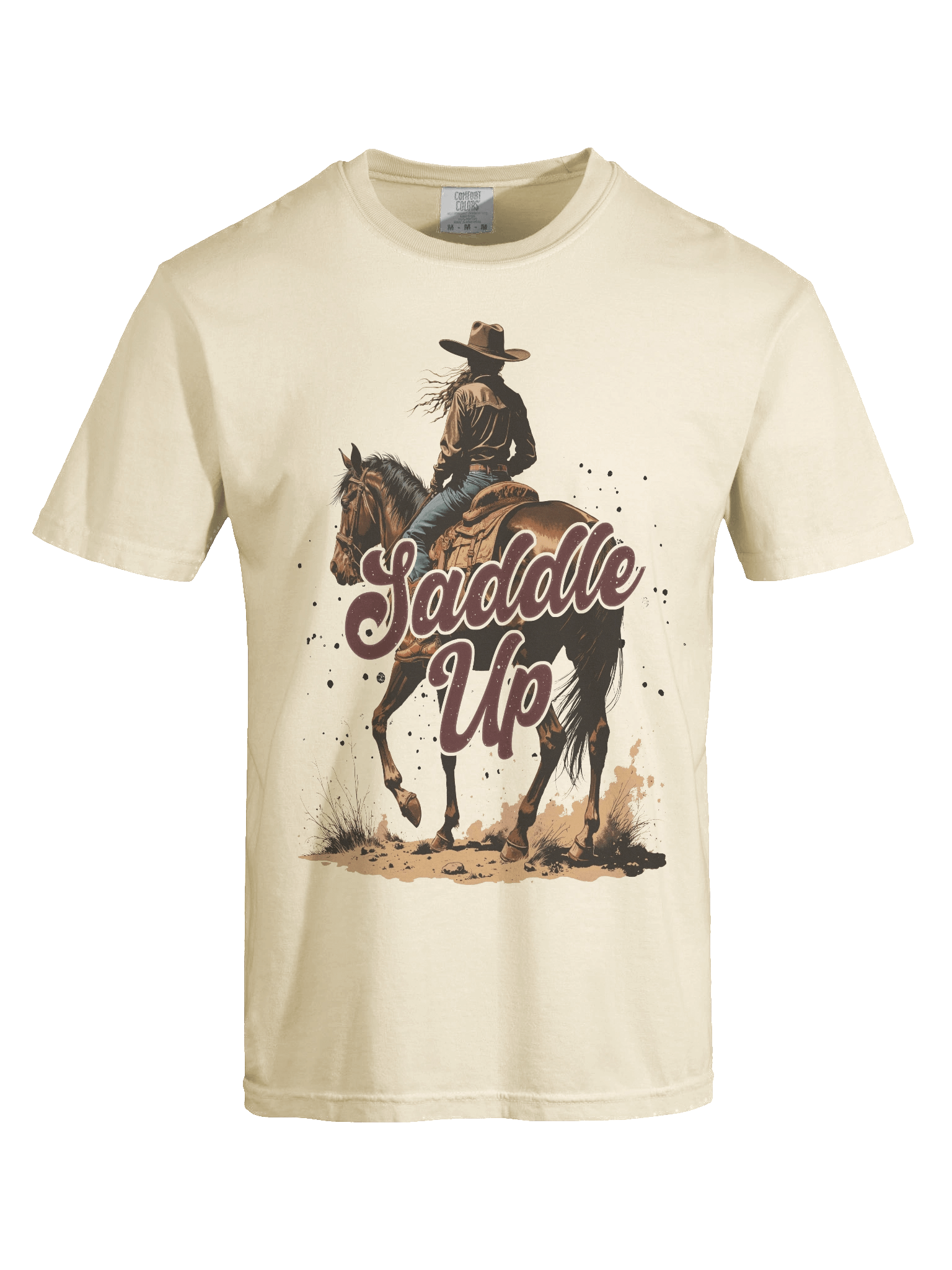 The "Saddle Up" Vintage Heavy Weight T-shirt product image (4)