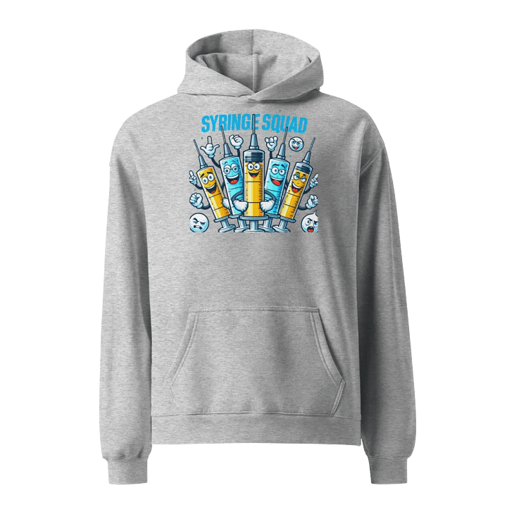 Syringe Squad Cartoon Oversized Hoodie product image (3)