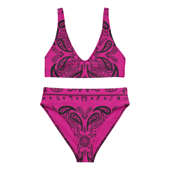 Magenta Paisley Power Bandana product image (2)