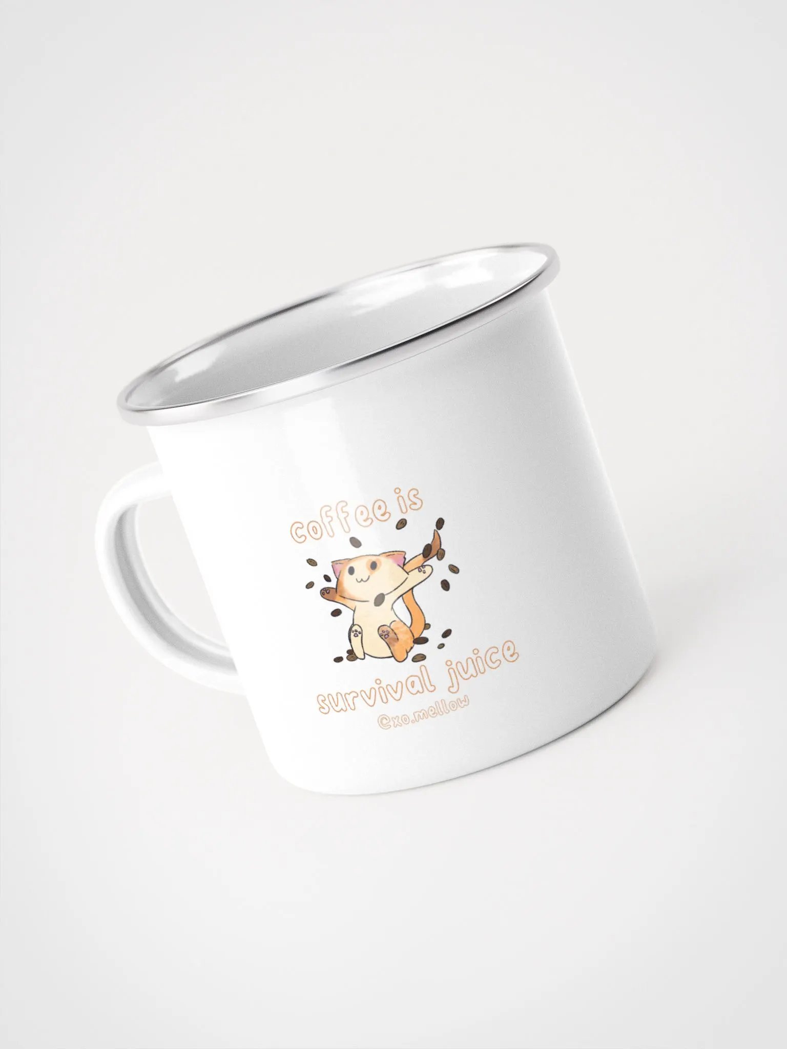 Mellow's Coffee Beans Enamel Mug product image (1)