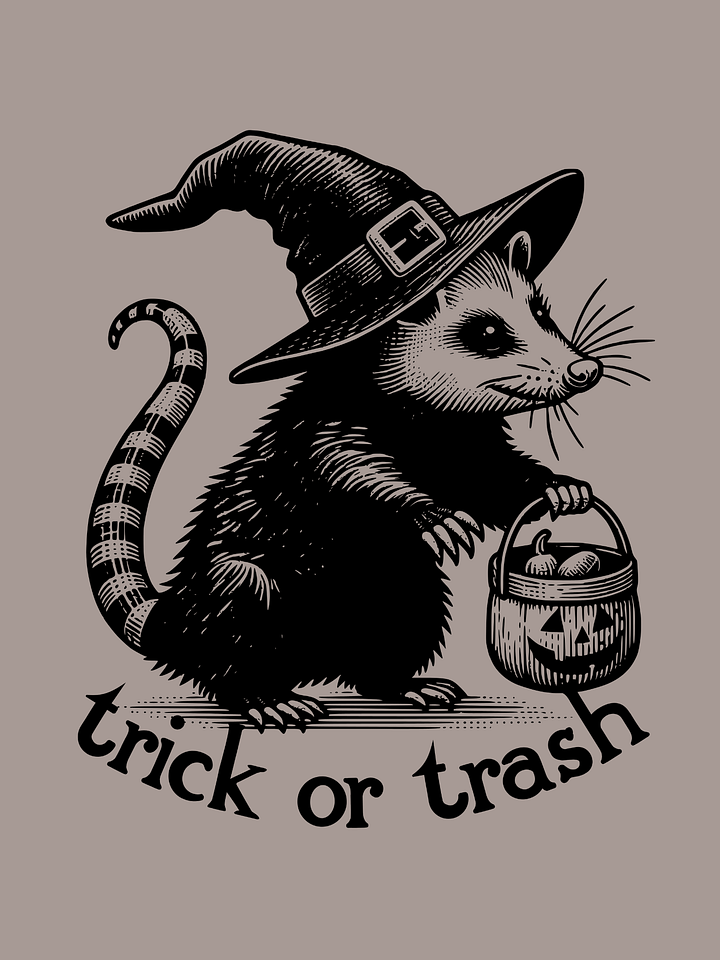 Trick or Trash Possum Unisex T-Shirt product image (1)