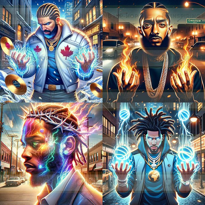 Rap Hip-Hop Artists Ai Design Prompts product image (2)