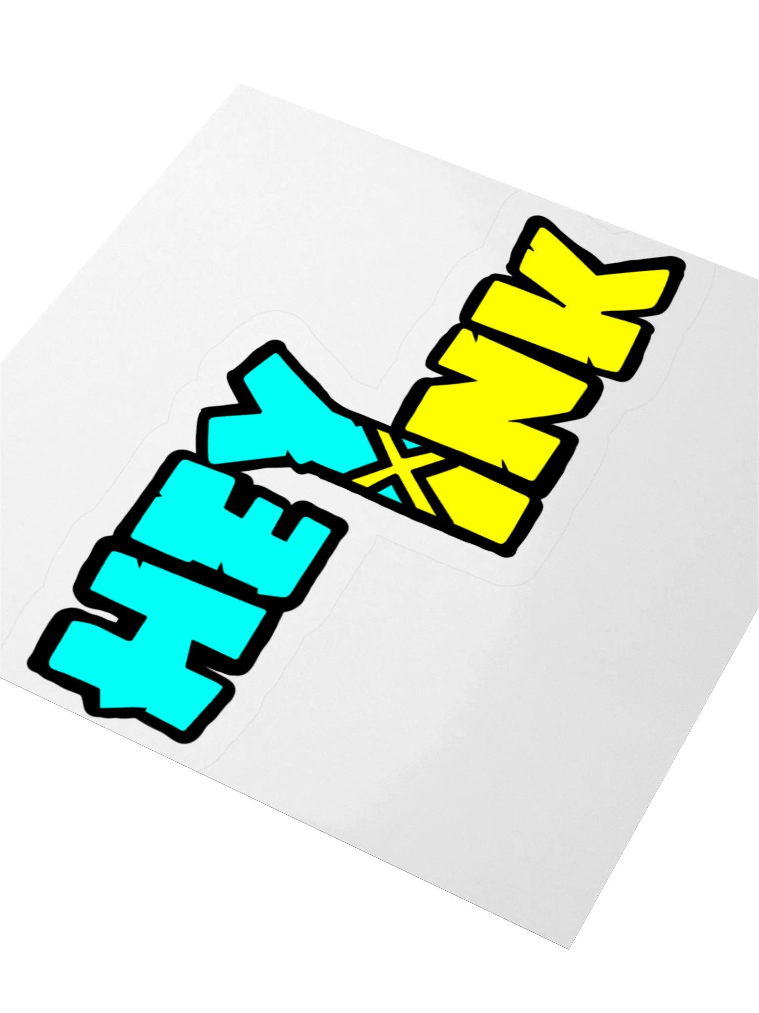HeyInk - Blue and Yellow Logo Sticker product image (8)
