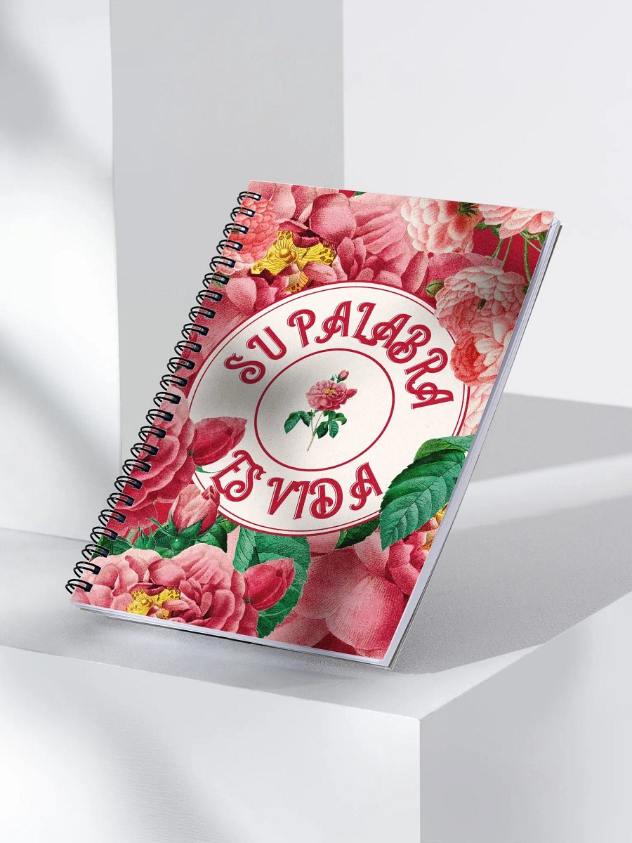 Vibrant Floral Expression Spiral Notebook product image (3)