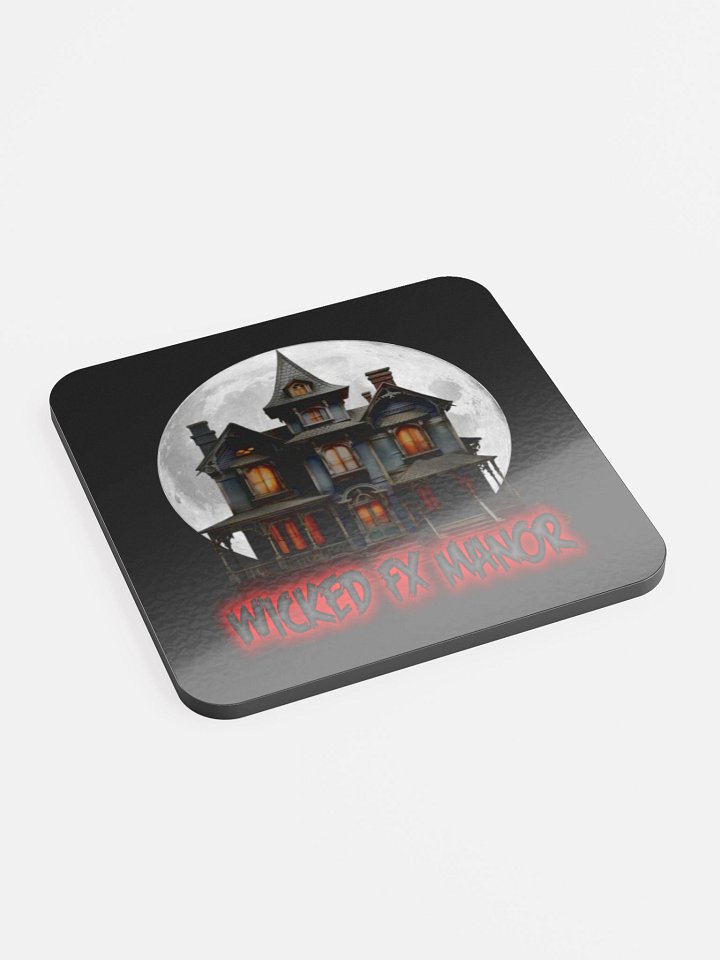 Wicked FX Manor Haunted House Glossed Cork Coaster product image (2)