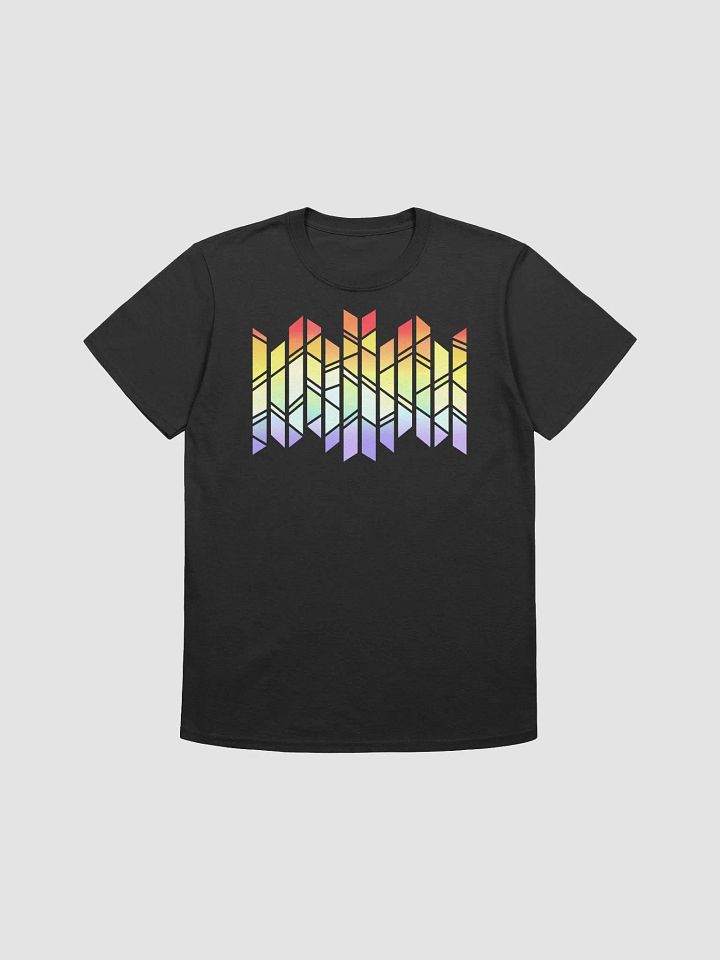 PRISMAGIC STAINED GLASS RAINBOW TEE (black) product image (1)