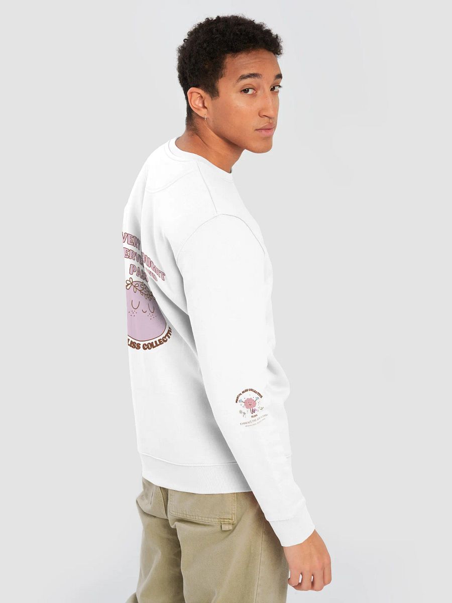 Not Every Thought Deserves a VIP Pass Unisex Organic Cotton Sweatshirt – Embrace Mindfulness and Peace product image (8)