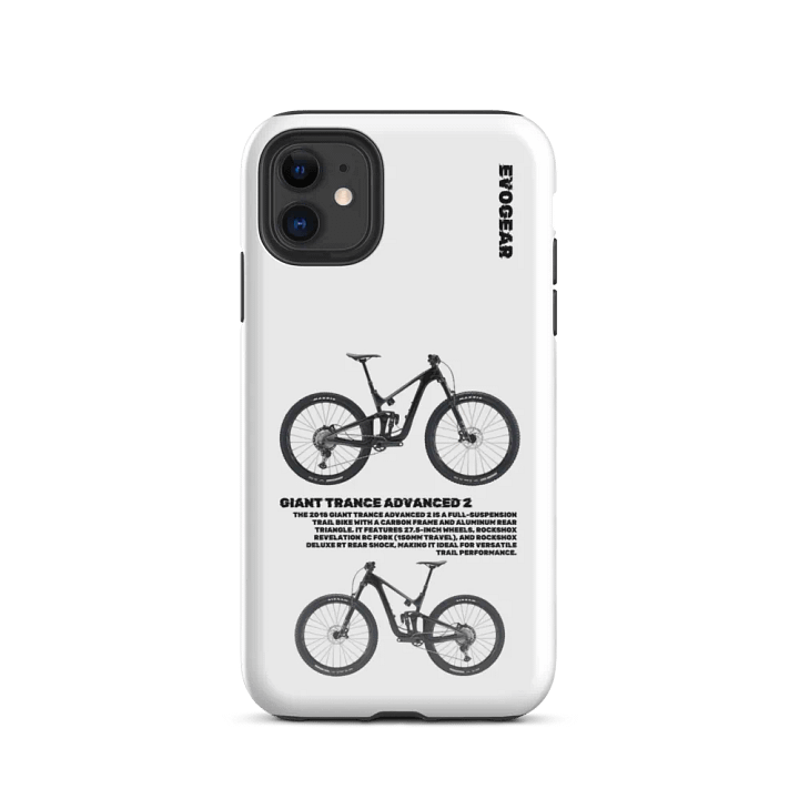 White Trance Advanced 2 iPhone Case product image (2)