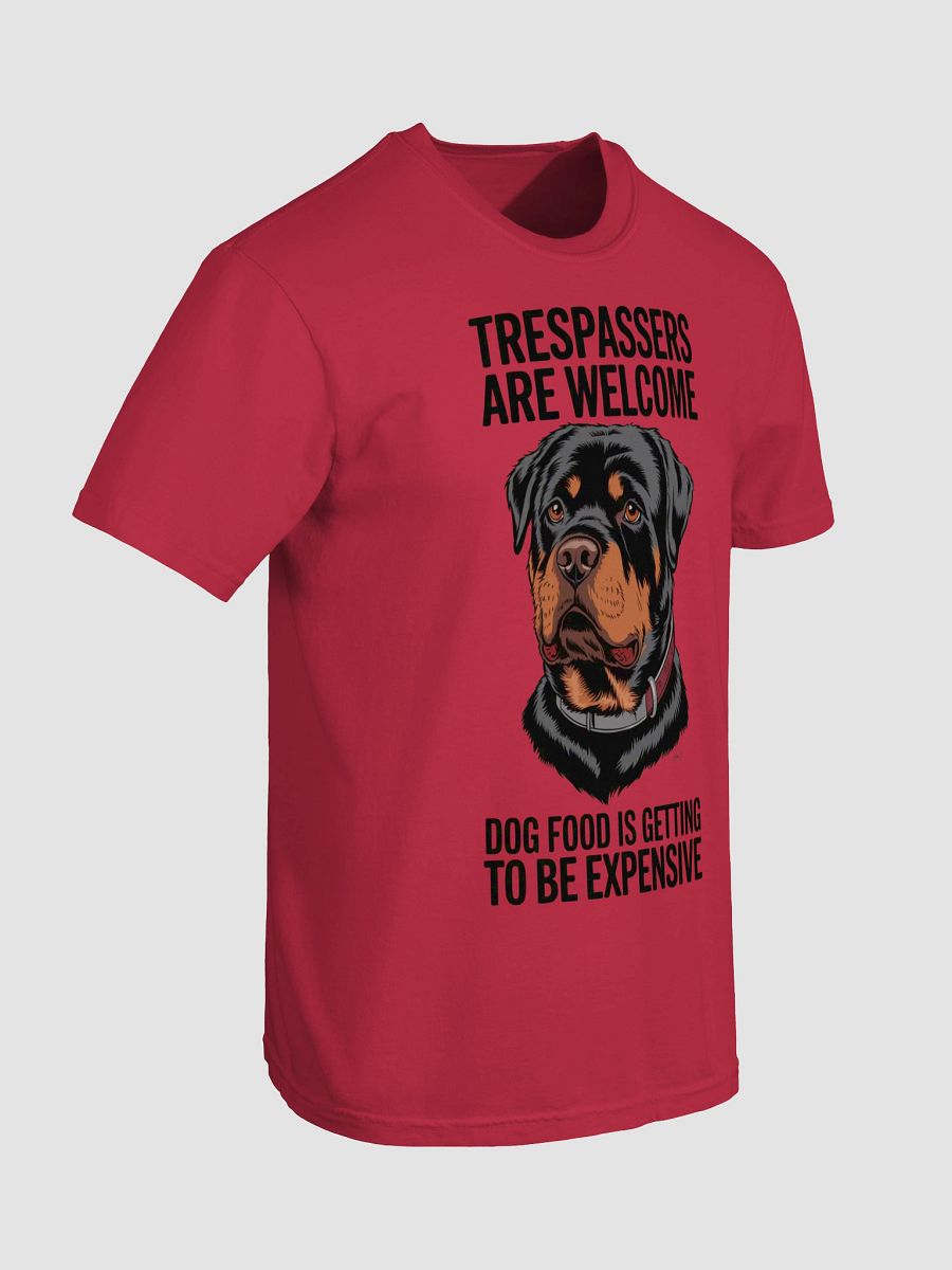 Rottweiler Trespassers Are Welcome Shirt product image (56)