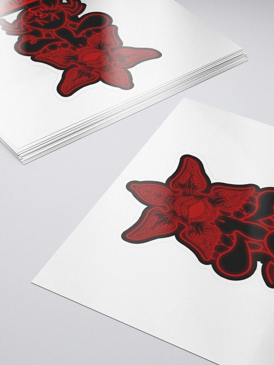 Weirder Stuff Collection - Neon Red Kiss Cut Sticker product image (6)