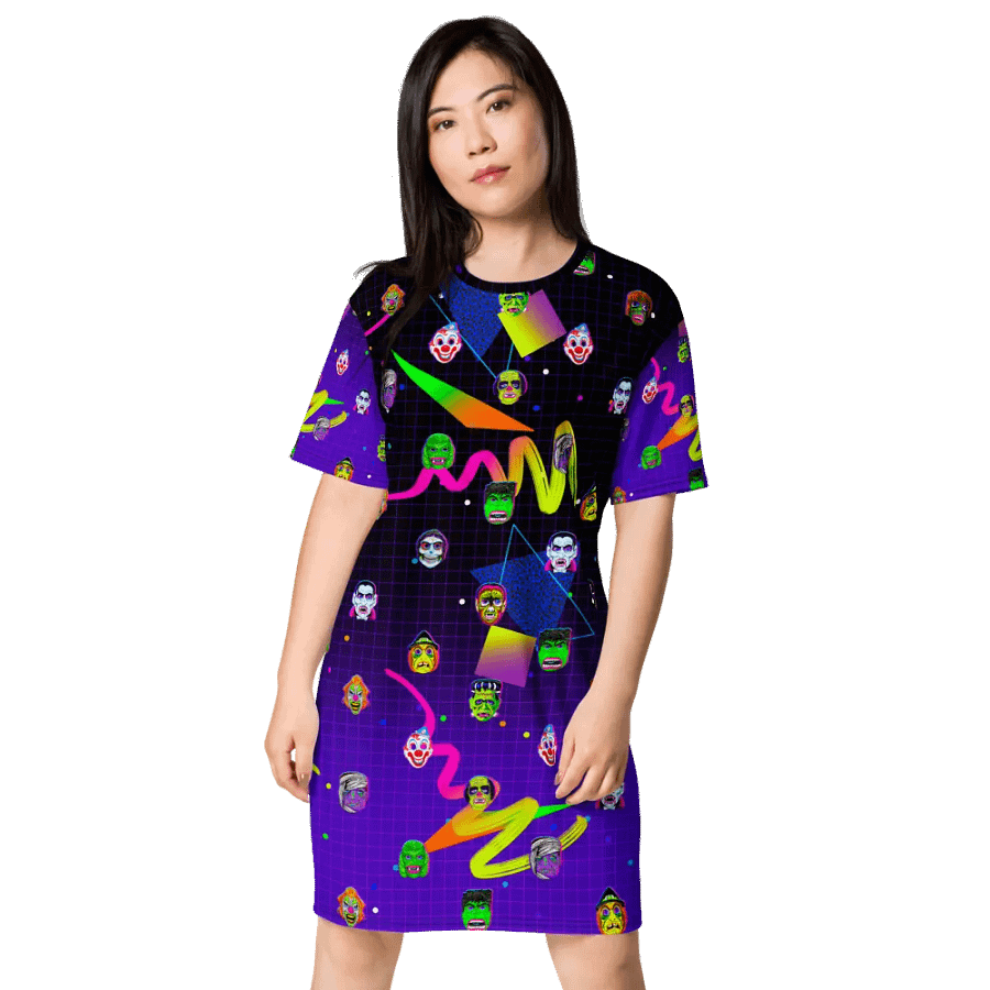 Horror Icons T-Shirt Dress product image (1)