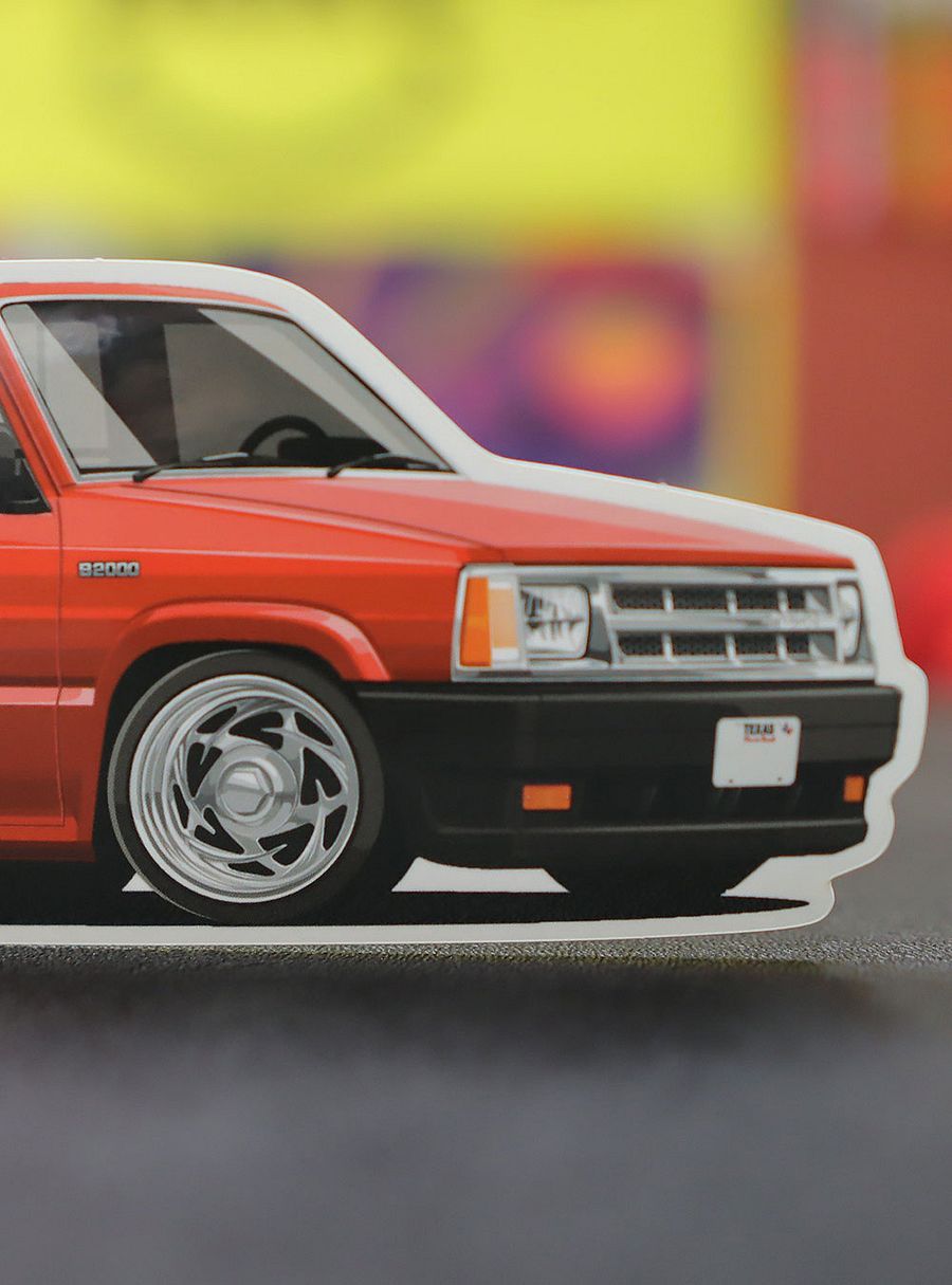 Mazda B2200 / B2000 6" Mini Truck Sticker product image (3)