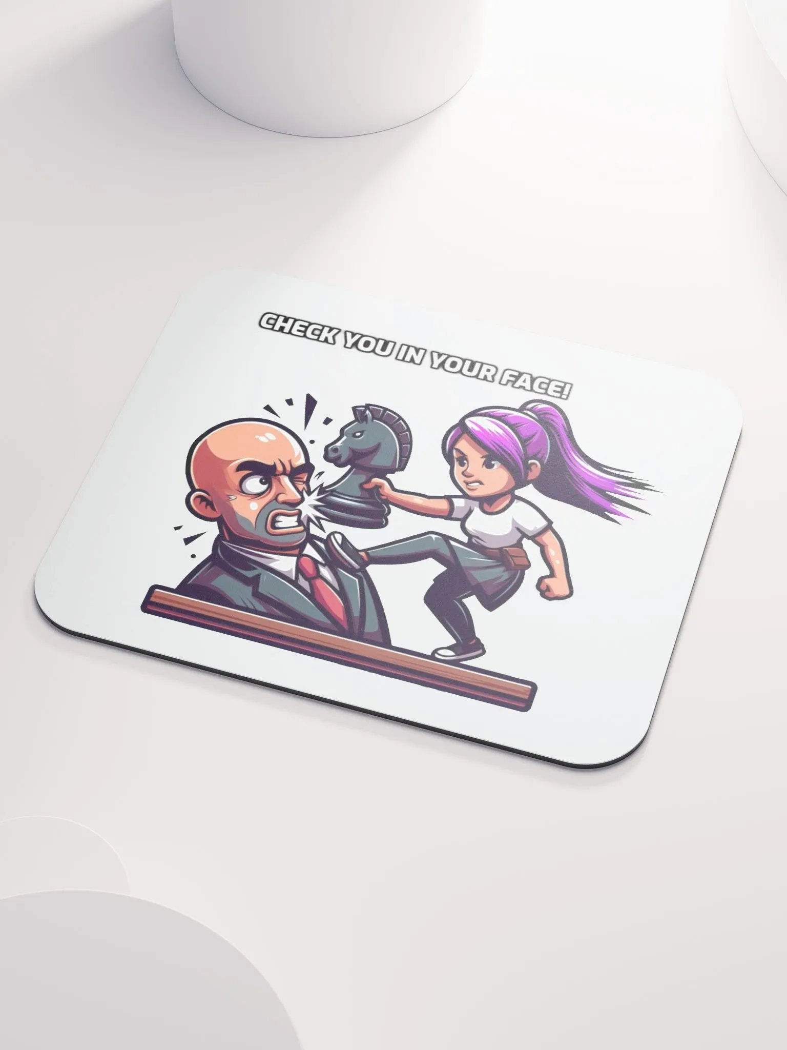 Check Your Face Mouse Pad! product image (3)