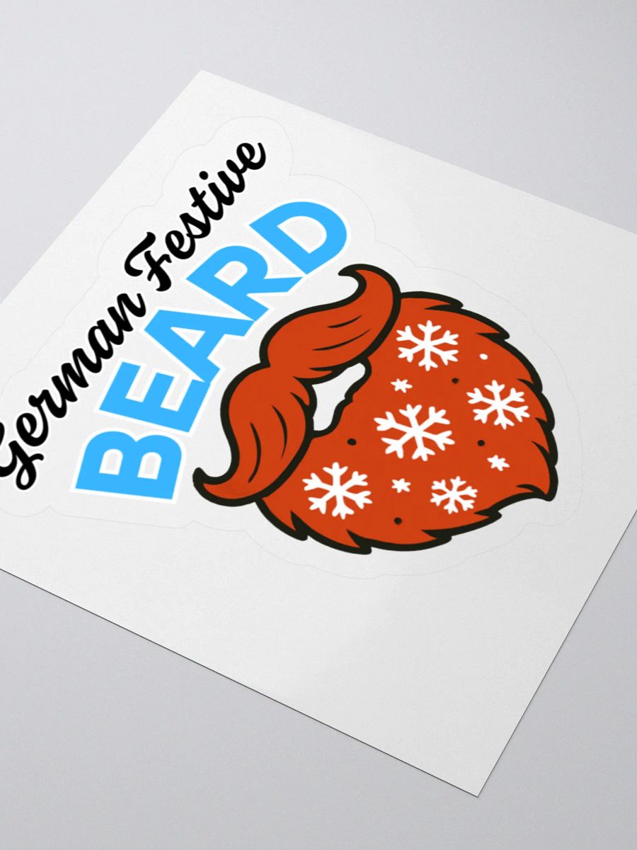 German Festive Beard Kiss Cut Stickers product image (10)