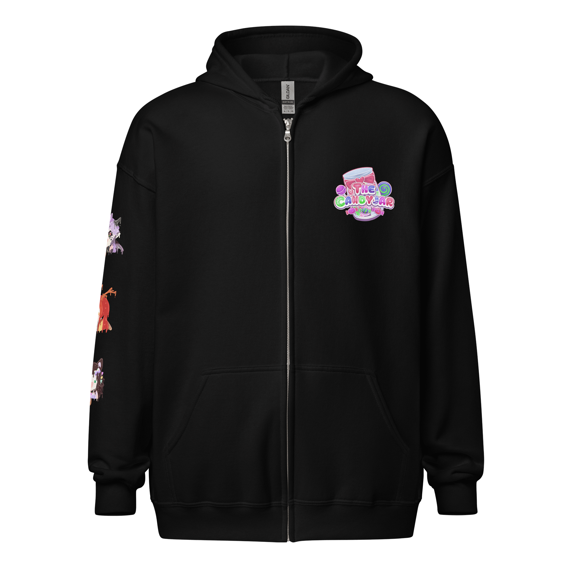 TheCandyJar Zip-Up Hoodie product image (1)