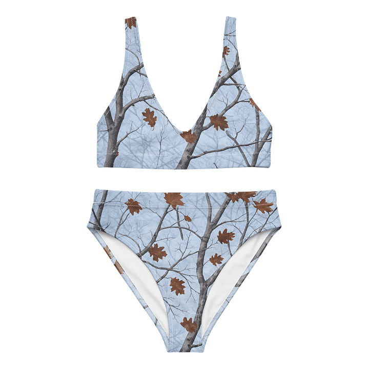 Satellite Society Carolina Camo High Waisted Bikini (Carolina Blue Sky) product image (1)