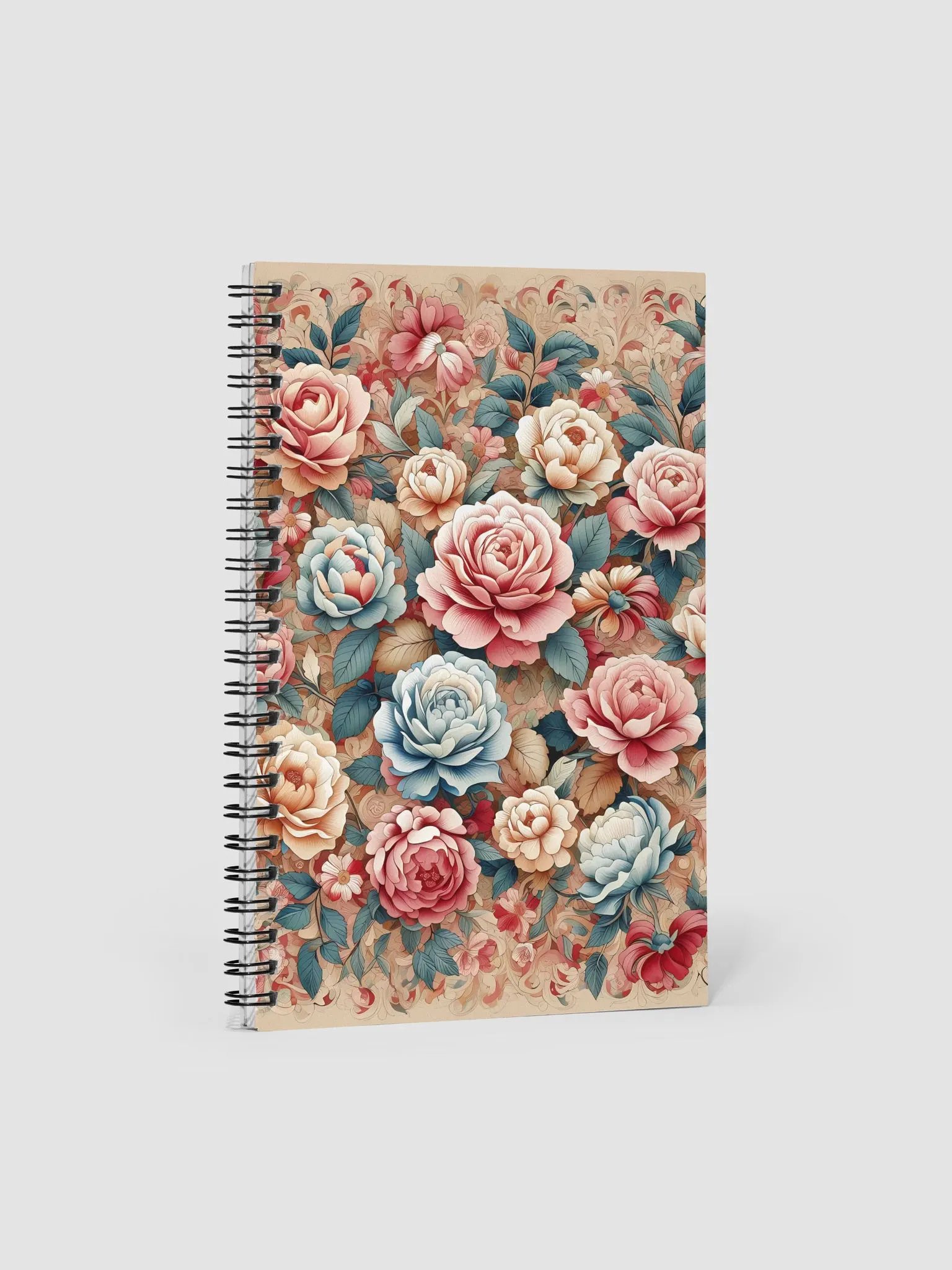 Royal Floral Spiral Notebook product image (1)