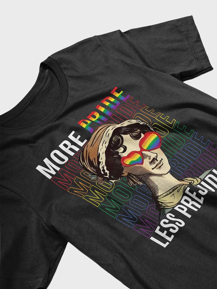 Book Lover LGBTQ Pride Shirt - More Pride Less Prejudice product image (2)